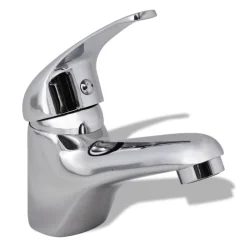 vidaXL Grifo mezclador de lavabo Cromado Online