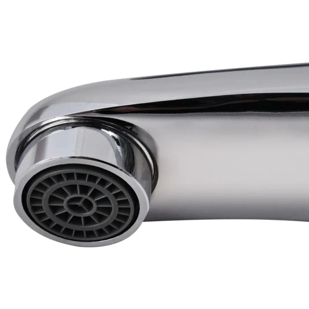 vidaXL Grifo mezclador de lavabo Cromado Online