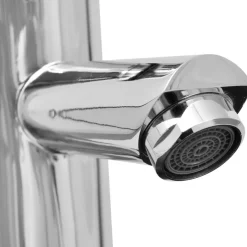 vidaXL Fontanería-Grifo mezclador de cuarto de baño latón