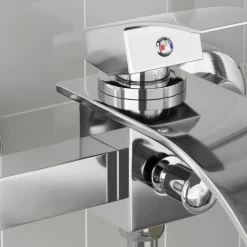 vidaXL Grifo Mezclador de Ducha G 1 / 2 pulgadas Cromado Sale