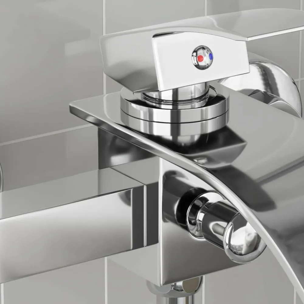 vidaXL Grifo Mezclador de Ducha G 1 / 2 pulgadas Cromado Sale