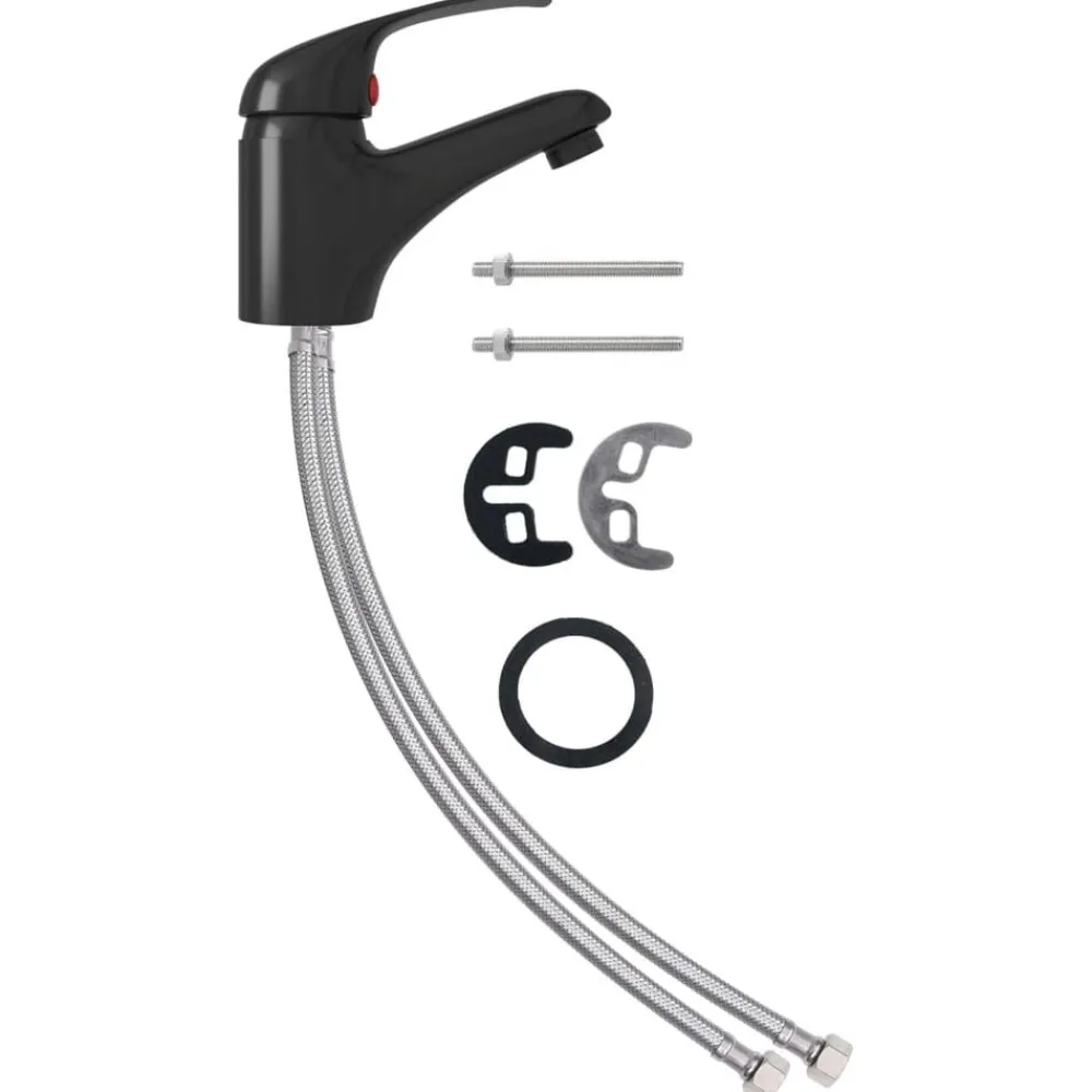 vidaXL Fontanería-Grifo mezclador de lavabo 13x10 cm