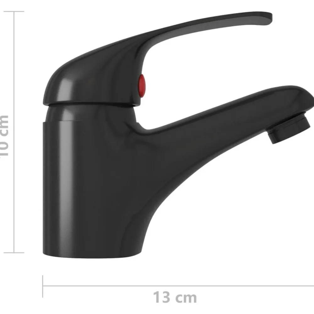 vidaXL Fontanería-Grifo mezclador de lavabo 13x10 cm