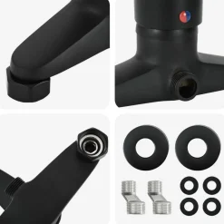 vidaXL Fontanería-Grifo Mezclador de Ducha G 1 / 2 pulgadas