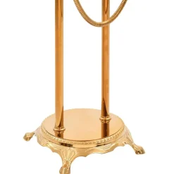 vidaXL Grifo para bañera de pie acero inoxidable 99,5 cm Dorado Hot