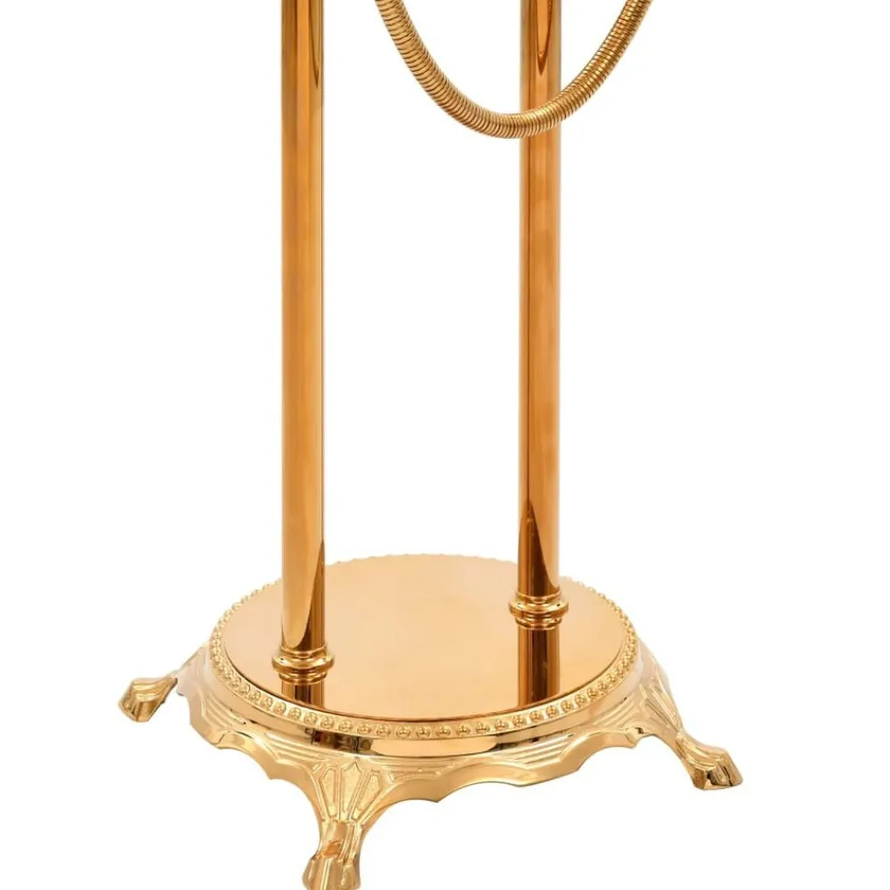 vidaXL Grifo para bañera de pie acero inoxidable 99,5 cm Dorado Hot