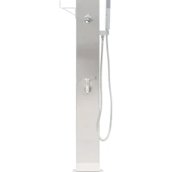 vidaXL Grifo para ducha de jardín acero inoxidable 110 cm Discount