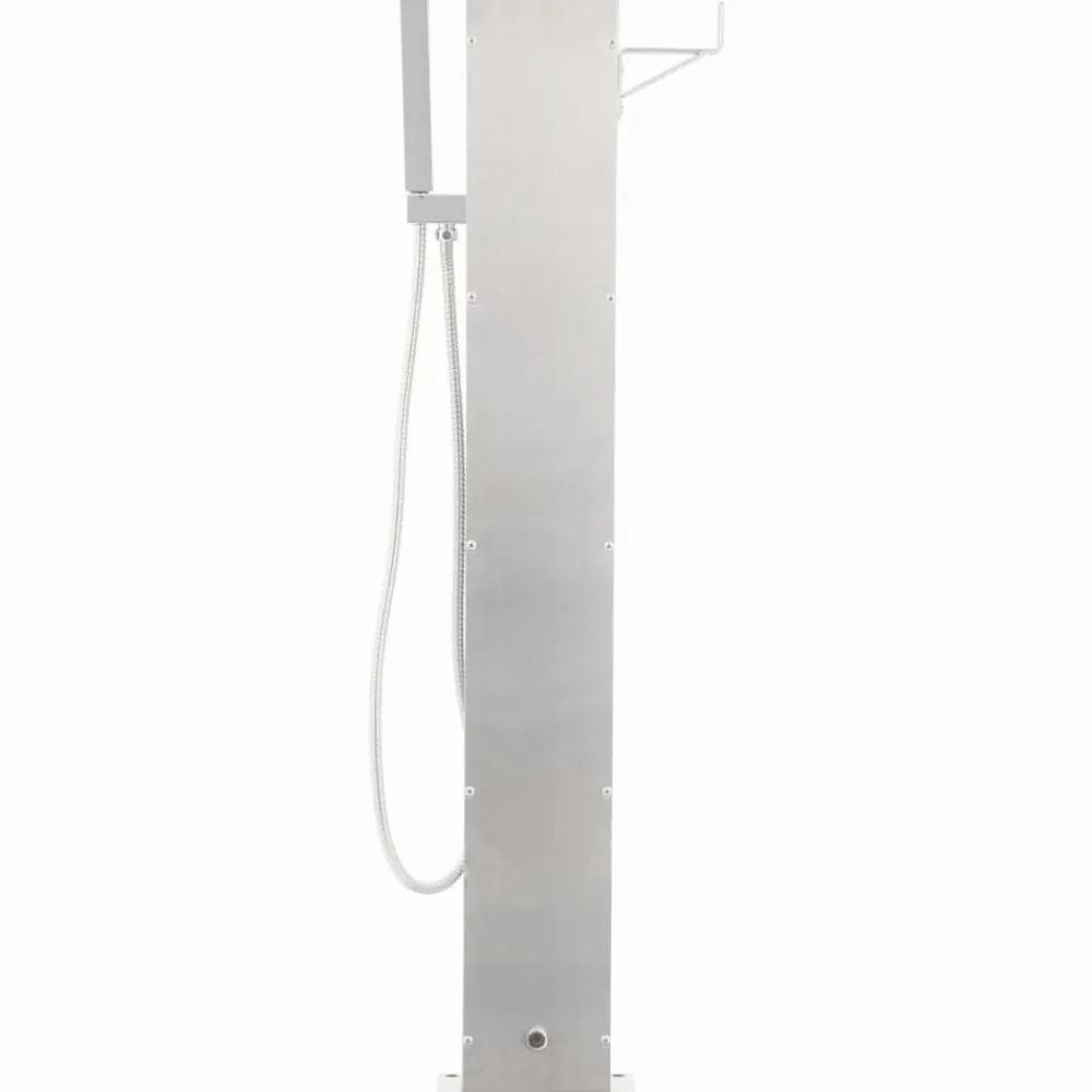 vidaXL Grifo para ducha de jardín acero inoxidable 110 cm Discount