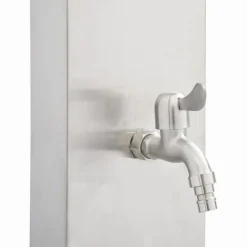 vidaXL Grifo para ducha de jardín acero inoxidable 110 cm Discount