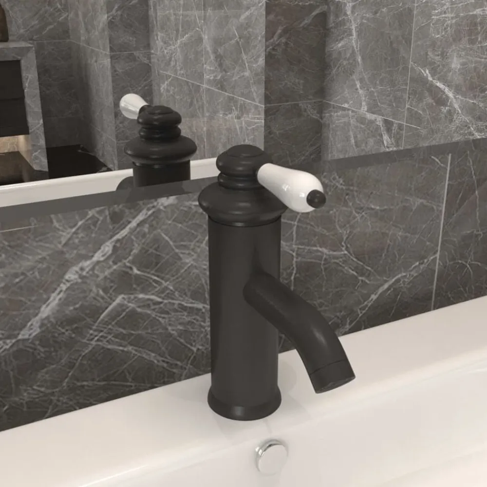 vidaXL Fontanería-Grifo para lavabo de baño 130x180 mm