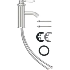 vidaXL Fontanería-Grifo para lavabo de baño 130x180 mm