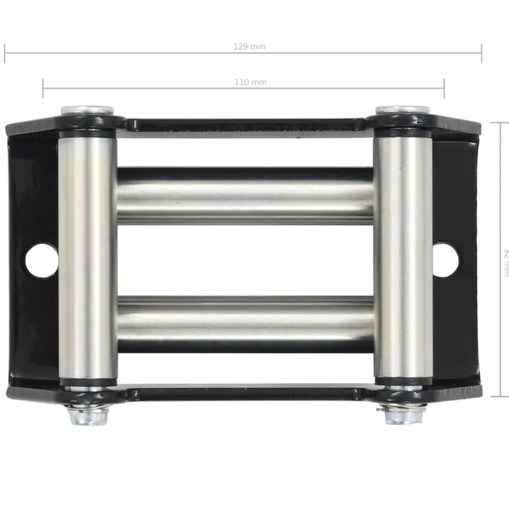 vidaXL Manipulación De Materiales-Guía 4 vías acero 1500-3000 lbs