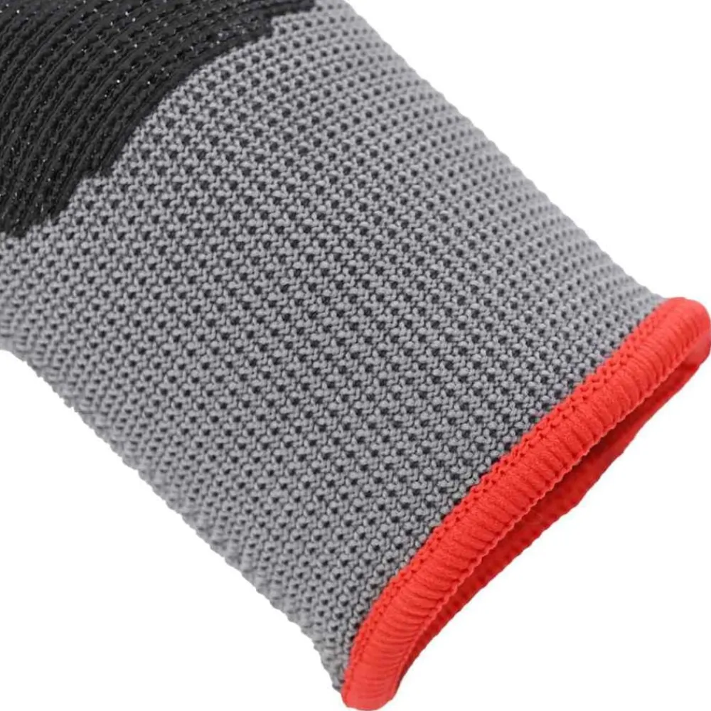 vidaXL Guantes de Trabajo 12 pcs Gris y Negro 7 / S Poliéster Outlet