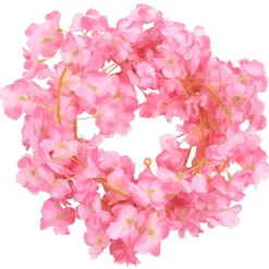 vidaXL Decoración-Guirnaldas de flores 6 uds oscuro 180 cm