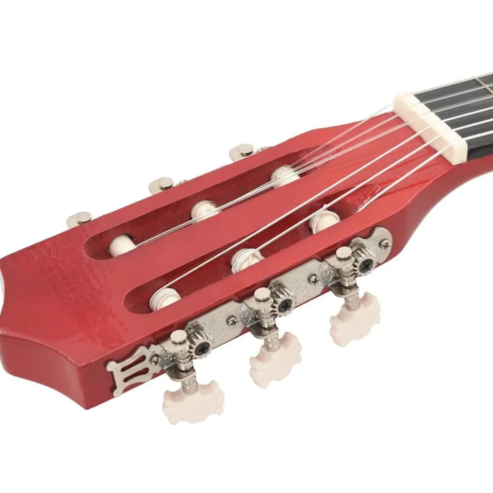 vidaXL Arte Y Ocio-Guitarra acústica con cutaway 6 cuerdas madera tilo 38"