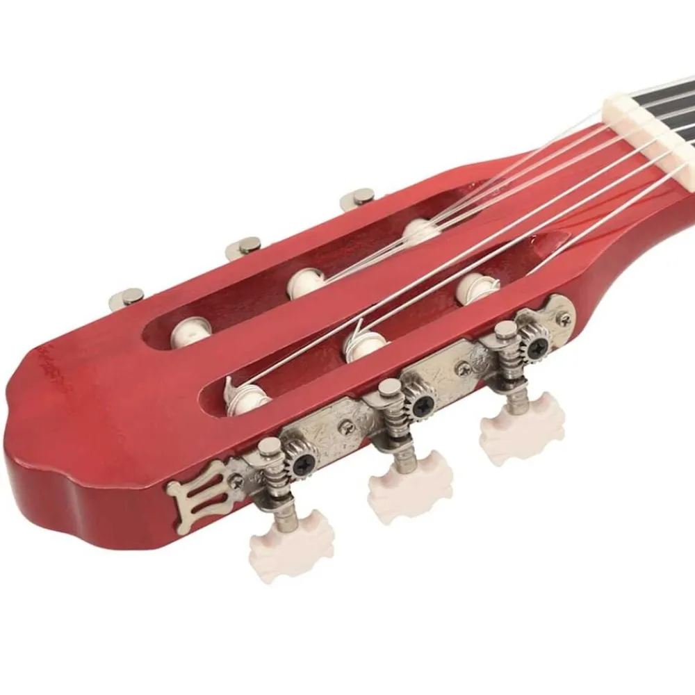 vidaXL Arte Y Ocio-Guitarra clásica occidental con ecualizador y 6 cuerdas