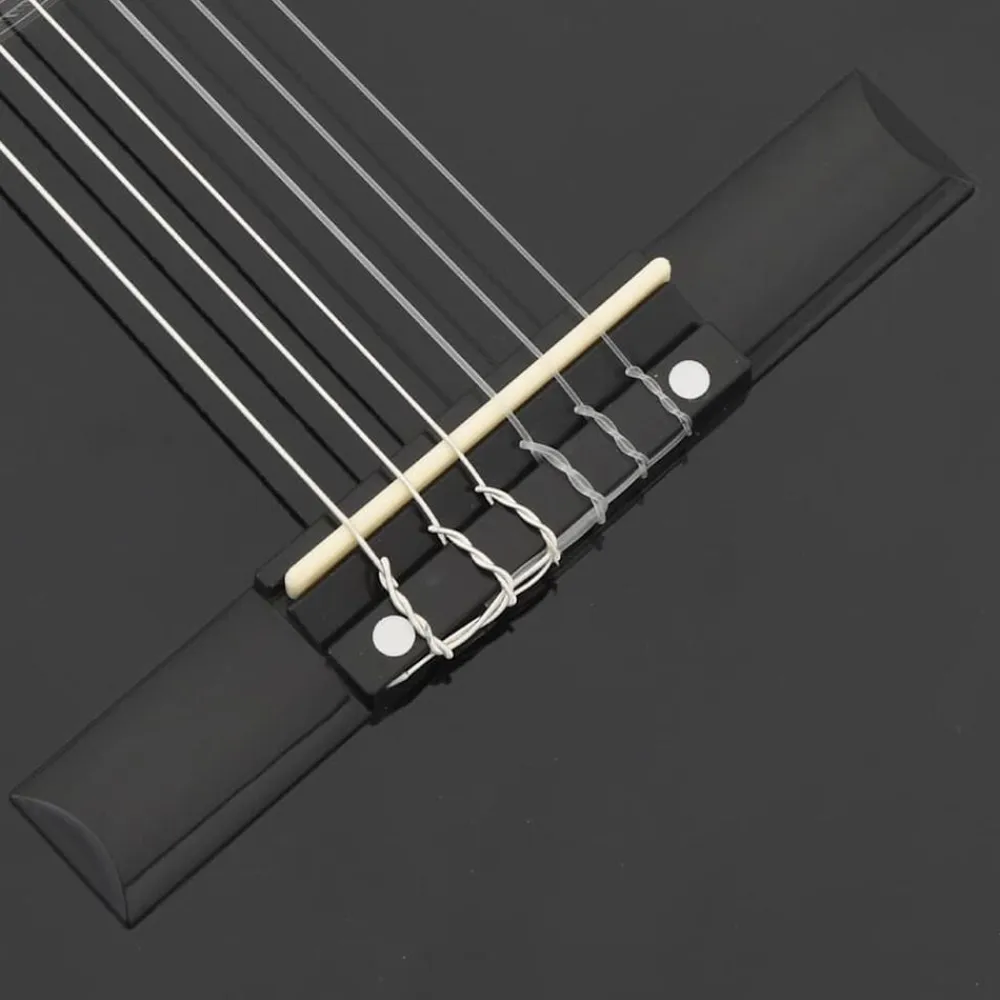 vidaXL Guitarra clásica occidental con ecualizador y 6 cuerdas Negro Sale