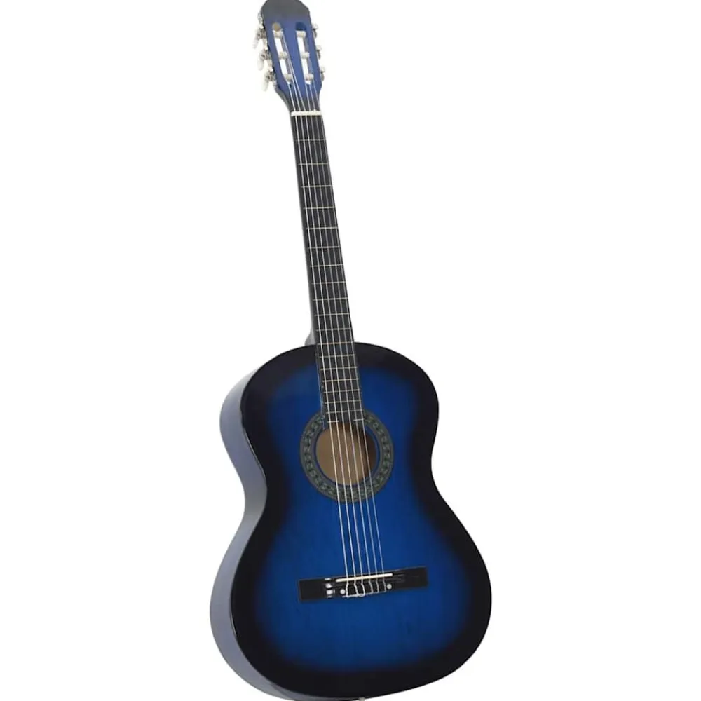 vidaXL Arte Y Ocio-Guitarra clásica para principiantes madera de tilo 4/4 39"