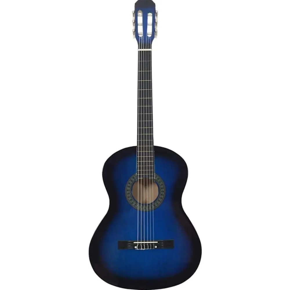 vidaXL Arte Y Ocio-Guitarra clásica para principiantes madera de tilo 4/4 39"