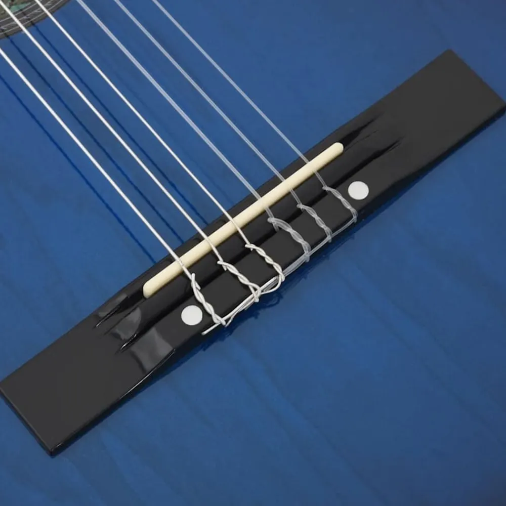 vidaXL Arte Y Ocio-Guitarra clásica para principiantes madera de tilo 4/4 39"