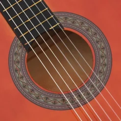 vidaXL Arte Y Ocio-Guitarra clásica para principiantes madera tilo negro 4/4 39