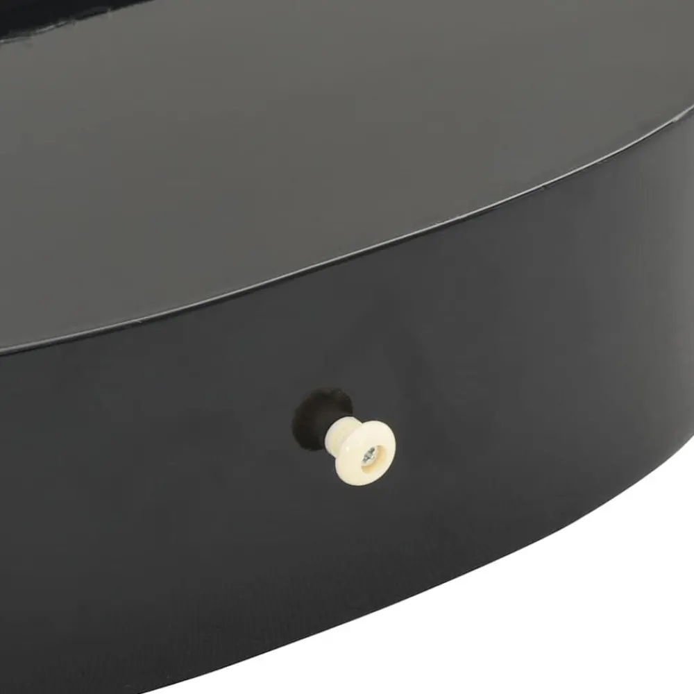 vidaXL Guitarra clásica para principiantes madera tilo 4/4 39" Negro Hot