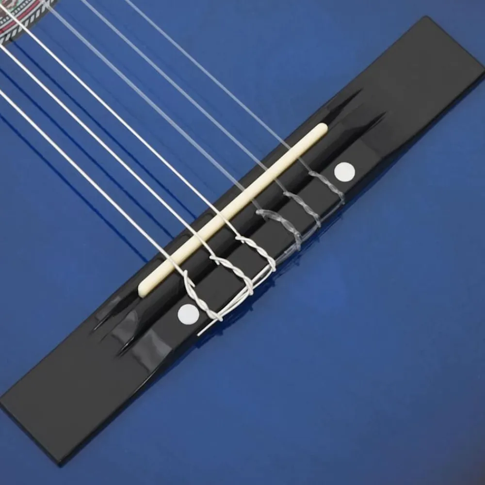 vidaXL Arte Y Ocio-Guitarra Clásica Western Cutaway con 6 cuerdas 38"