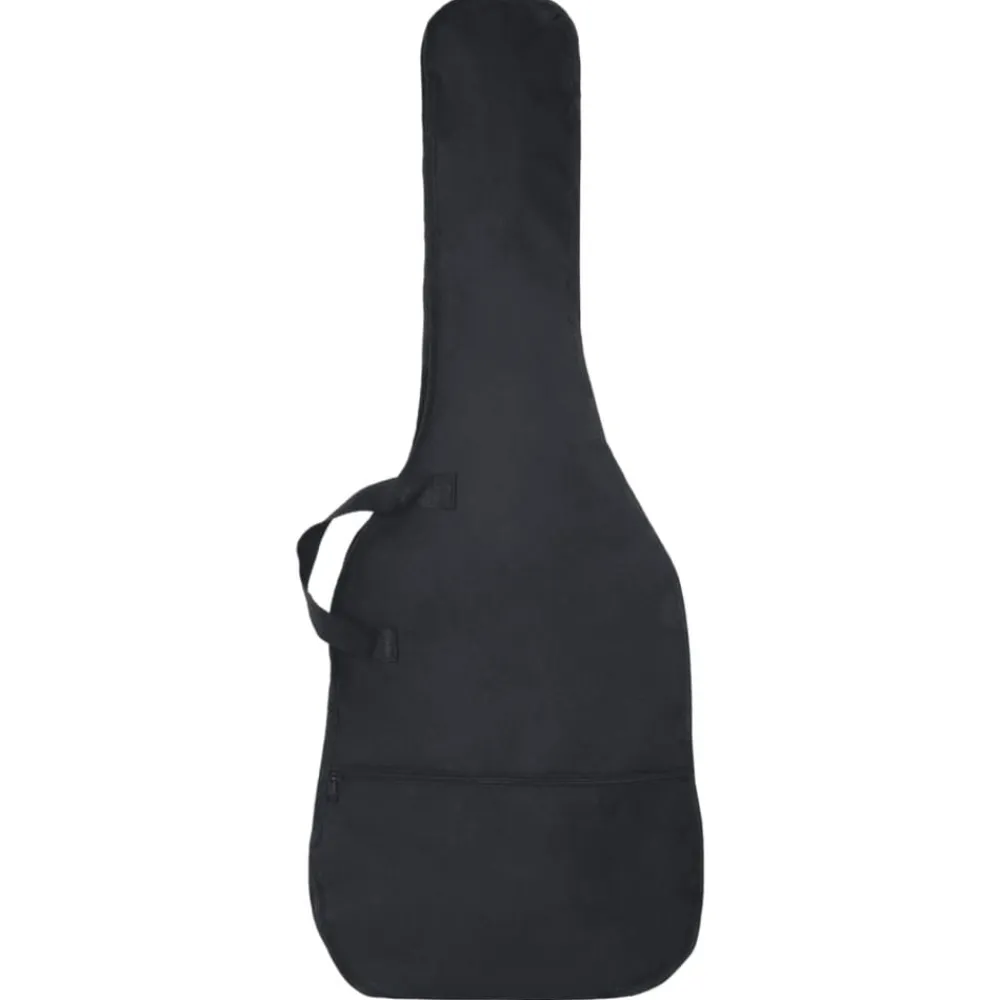 vidaXL Arte Y Ocio-Guitarra eléctrica principiantes con funda marrón negro 4/4 39"
