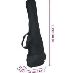 vidaXL Guitarra eléctrica para niños con funda 3/4 30