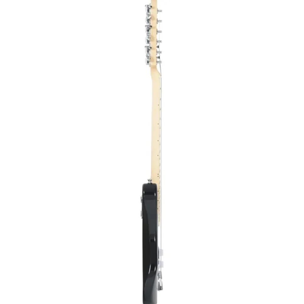 vidaXL Arte Y Ocio-Guitarra eléctrica para niños con funda marrón y blanco 3/4 30"