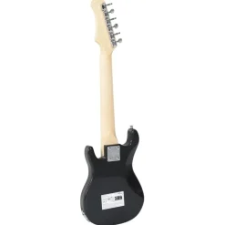 vidaXL Arte Y Ocio-Guitarra eléctrica para niños con funda marrón y blanco 3/4 30
