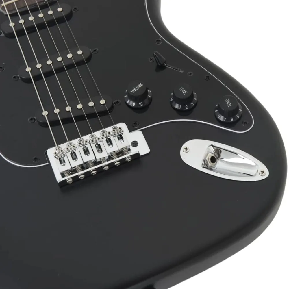vidaXL Guitarra eléctrica para principiantes con funda 4/4 39" Negro Online