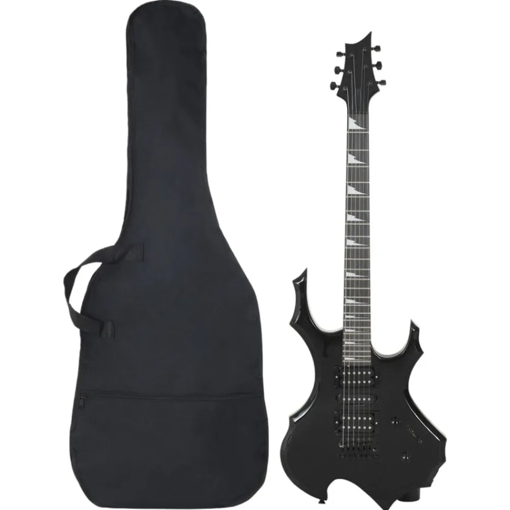 vidaXL Arte Y Ocio-Guitarra eléctrica para principiantes con funda 4/4 39"