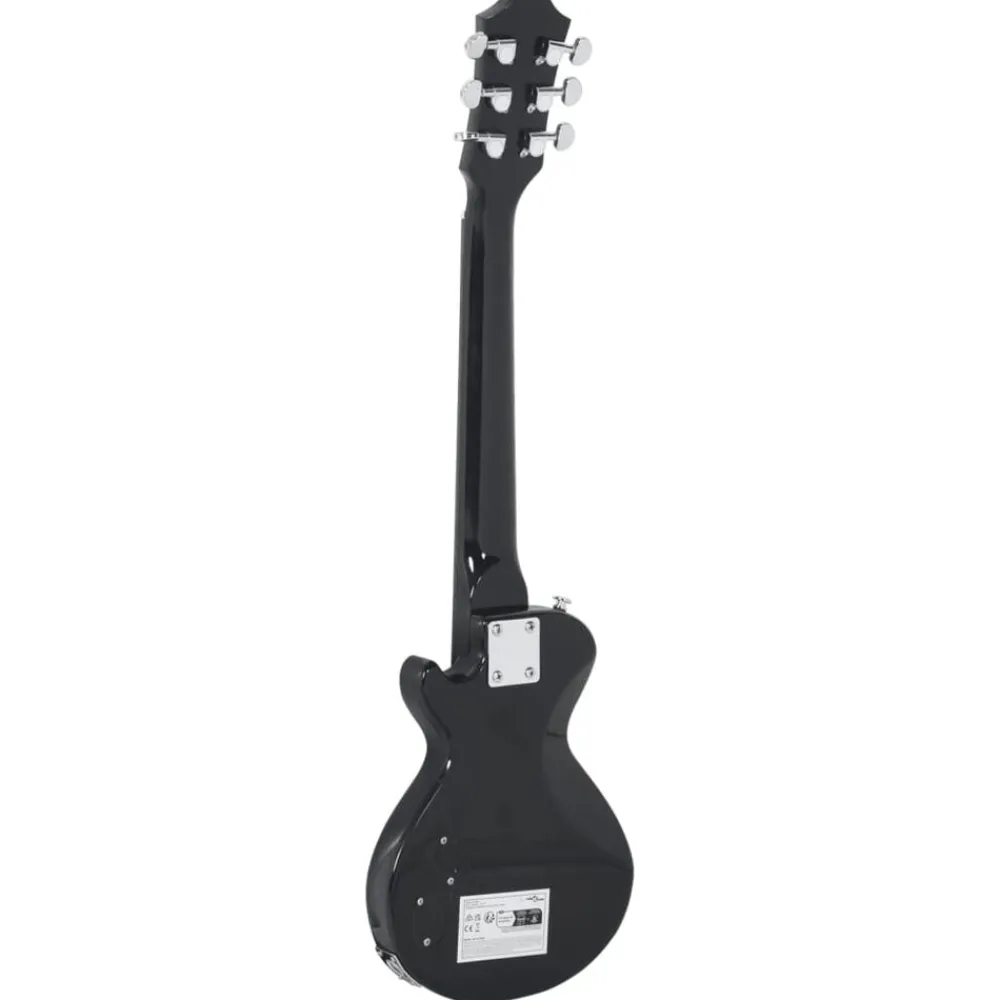 vidaXL Guitarra eléctrica para niños con funda marrón y negro 3/4 30" Marrón y negro Sale