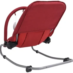Niños vidaXL Juguetes Y Actividades Para Bebés-Hamaca mecedora para bebés de acero