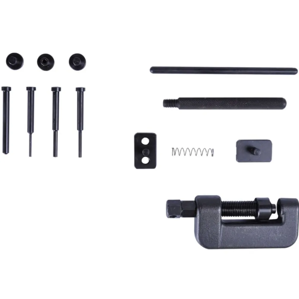 vidaXL Equipo & Herramientas De Taller-Herramienta remachadora para cadenas de moto universal