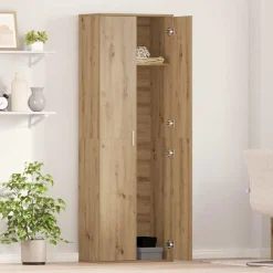 vidaXL Armarios Y Almacenamiento-Highboard 60 x 35 x 180 cm Madera contrachapada
