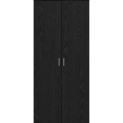 vidaXL Highboard 80 x 39 x 178 cm Madera contrachapada Roble negro