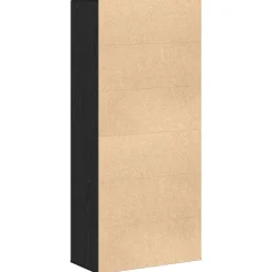 vidaXL Highboard 80 x 39 x 178 cm Madera contrachapada Roble negro
