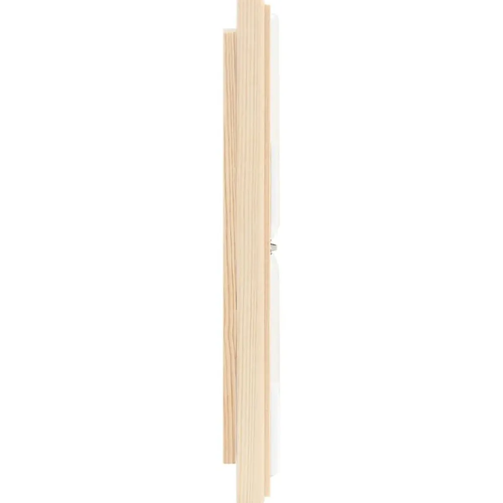 vidaXL Higrotermógrafo y reloj de arena para sauna 2 en 1 madera pino