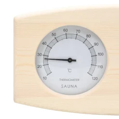 vidaXL Piscina Y Spa-Higrotermógrafo y reloj de arena para sauna 2 en 1 madera pino
