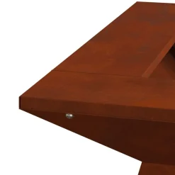 vidaXL Hoguera Marrón 48 x 48 x 40 cm Acero autopatinable Acero oxidado/marrón Sale