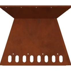 vidaXL Hoguera Marrón 48 x 48 x 40 cm Acero autopatinable Acero oxidado/marrón Sale