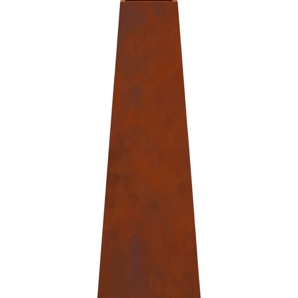 vidaXL Hoguera Marrón 50 x 35 x 100 cm Acero autopatinable Acero oxidado/marrón