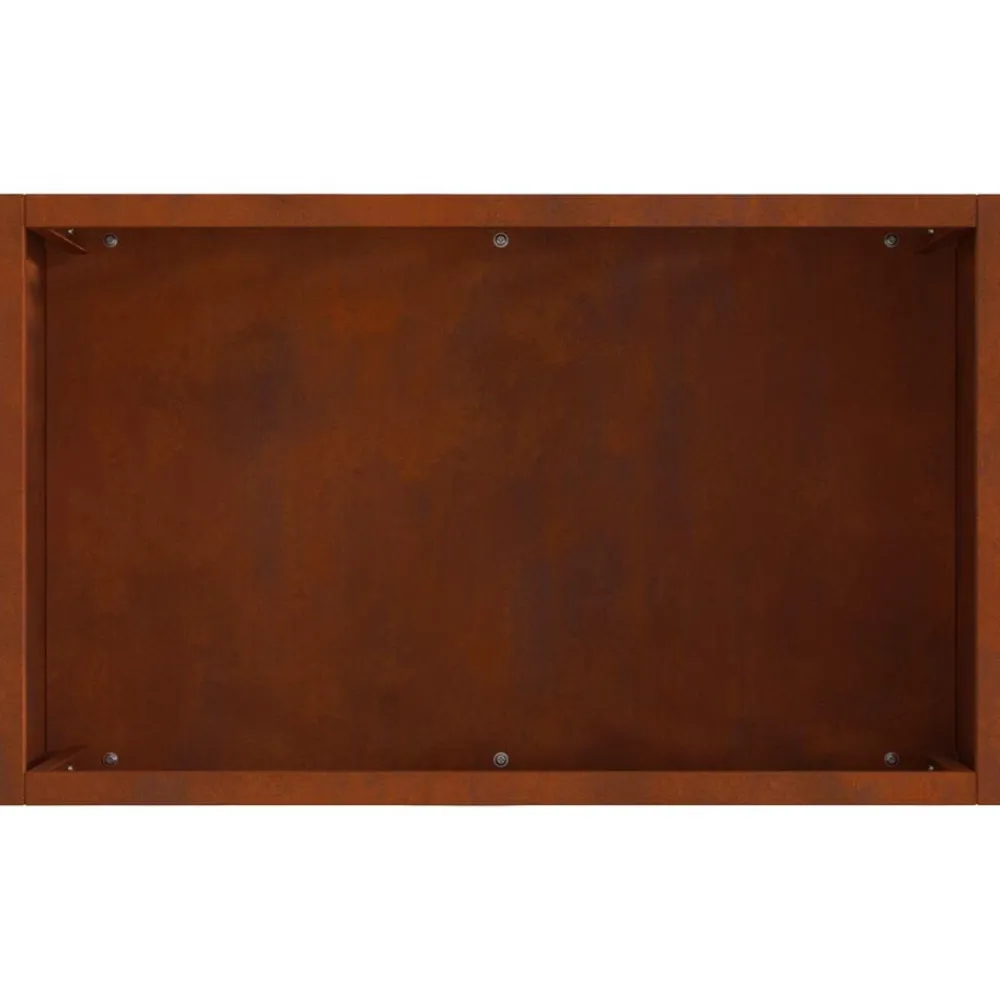 vidaXL Chimeneas-Hoguera Marrón 50 x 30 x 40 cm Acero