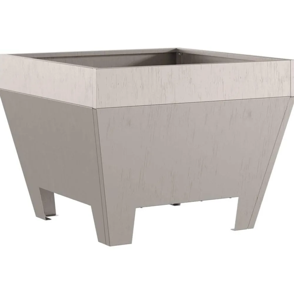vidaXL Hoguera Marrón 50 x 50 x 38 cm Acero autopatinable Acero oxidado/marrón New