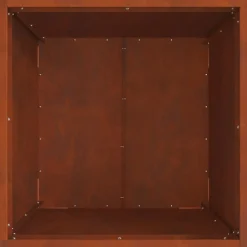 vidaXL Hoguera Marrón 50 x 50 x 38 cm Acero autopatinable Acero oxidado/marrón New