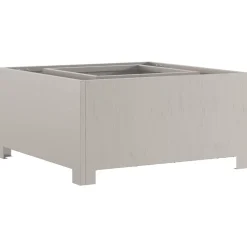 vidaXL Chimeneas-Hoguera Marrón 60 x 60 x 30 cm Acero autopatinable