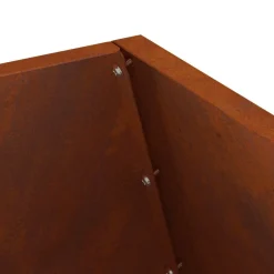 vidaXL Hoguera Marrón 50 x 50 x 100 cm Acero autopatinable Acero oxidado/marrón Clearance