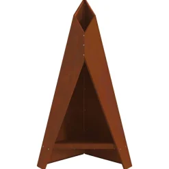 vidaXL Hoguera Marrón 58 x 40 x 100 cm Acero autopatinable Acero oxidado/marrón Hot